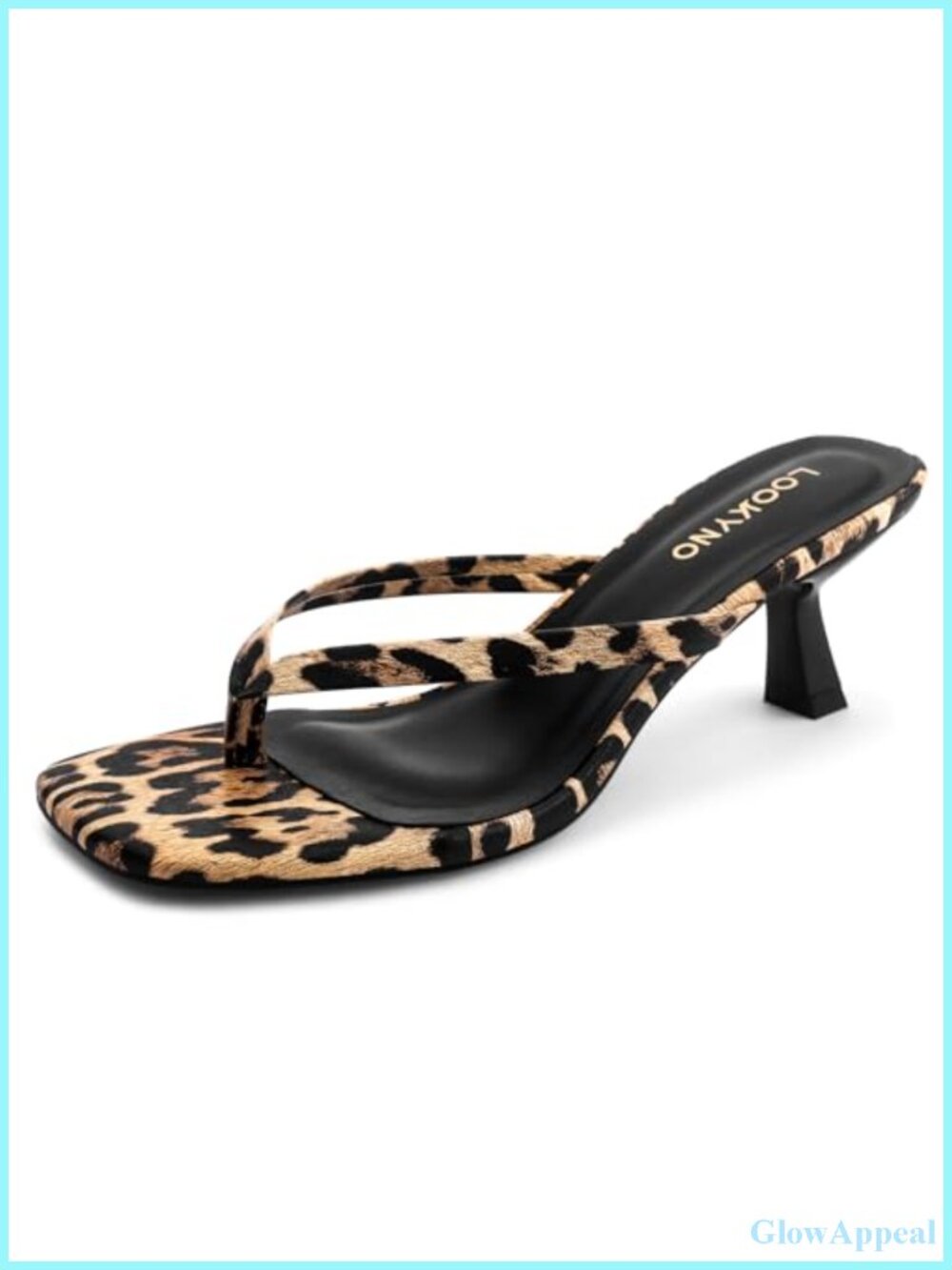 Womens 2.5in Kitten Heel Thong Flip Flops Square Open Toe Slip On Sandals
